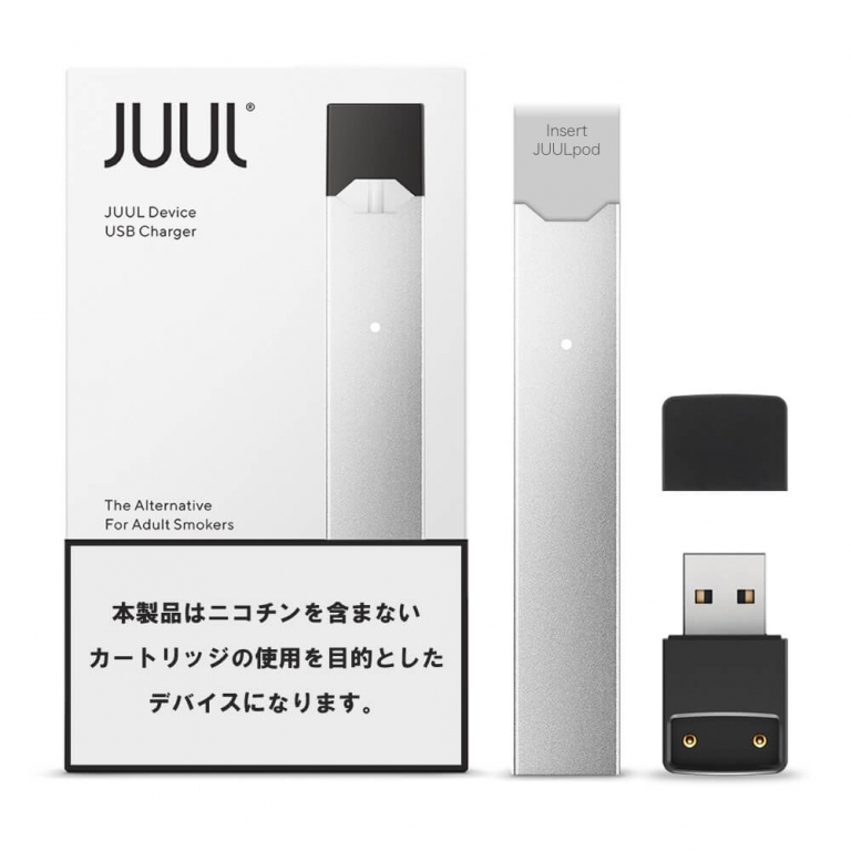 Juul本体 Silver チャージャー付き ノンニコチンカートリッジ Mocha モカ 1箱セット Altpods 公式 Juul互換 カートリッジ通販 ノンニコチン